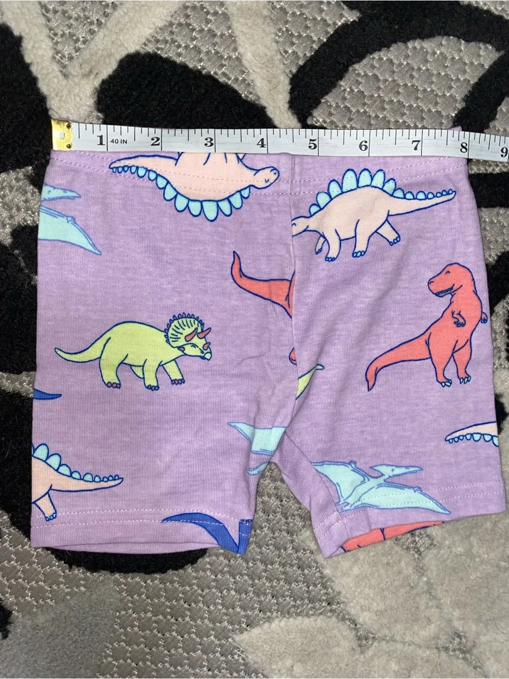 Carter’s Girls 18 Month Purple Dinosaur Short Pajama Set